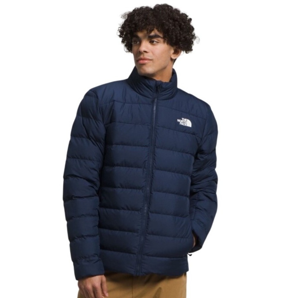 The North Face Mens 4X Aconcagua 3 Jacket Summit Navy Down Filled Puffer NWT